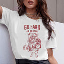 Ladies Harajuku Cute French German Shepherd T-shirt