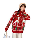 Fashion Christmas Clothes Elk Sweater For Women
