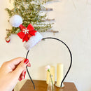 Christmas Lambswool Sequin Cap Headband