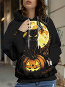 Autumn And Winter Halloween Digital Printed Hoodie