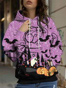 Autumn And Winter Halloween Digital Printed Hoodie