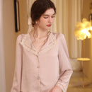 Fashionable Lapel V-neck Home Clothes Woman